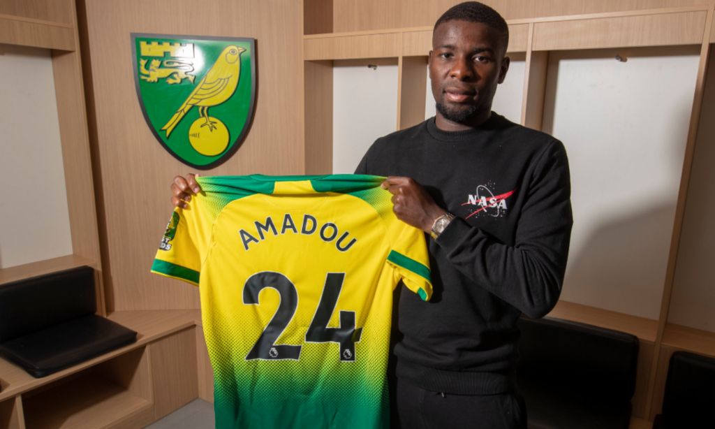 Ibrahim Amadou (twitter Norwich)