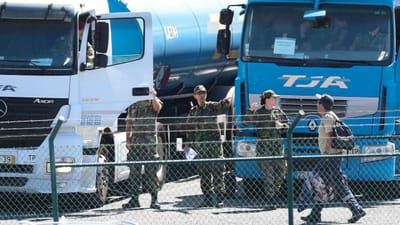 Militares transportaram mais de cinco milhões de litros de combustível durante a greve - TVI