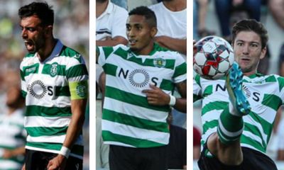 Os números do trio do Sporting que brilhou em Portimão - TVI