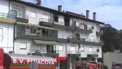 Explosão seguida de incêndio faz três feridos em Penacova - TVI