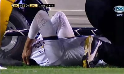 Libertadores: Boca passa às meias em jogo com lesão arrepiante (VÍDEO) - TVI