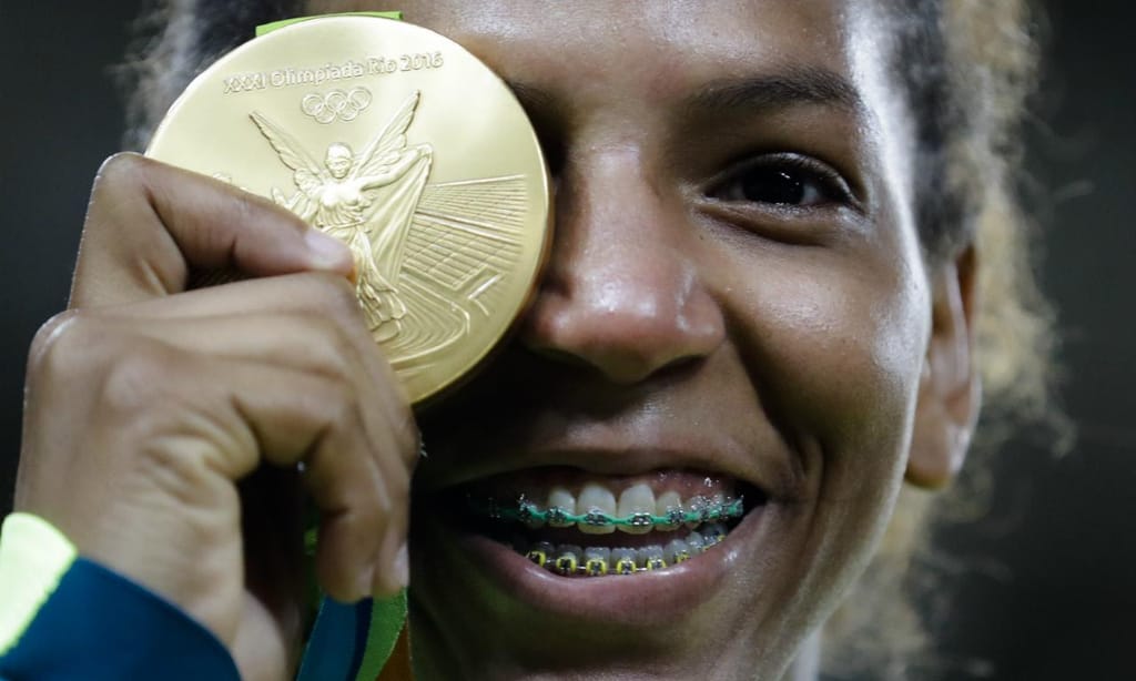 Rafaela Silva vence ouro olímpico nos JO 2016 (AP)
