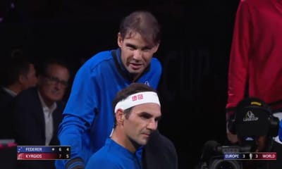 VÍDEO: Nadal a treinar Federer e Kyrgios a fazer das suas - TVI