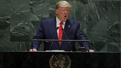 Trump diz na ONU que "o futuro pertence aos patriotas" - TVI