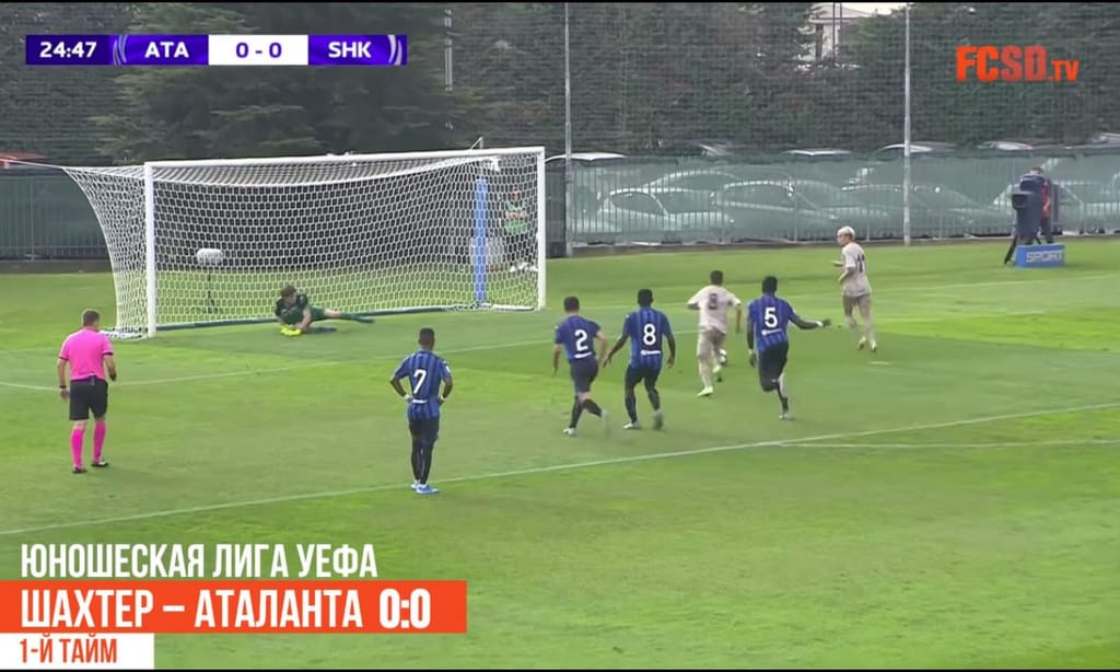 Shakhtar marcou penalty a dois tempos na Youth League