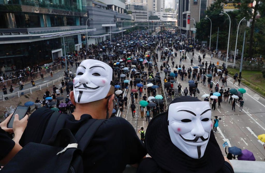 Protestos em Hong Kong