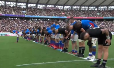 Râguebi: All Blacks e Namíbia unem-se em vénia aos adeptos (VÍDEO) - TVI