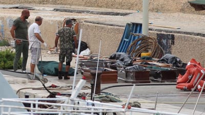 Menina de oito meses entre os 13 migrantes mortos num naufrágio em Lampedusa - TVI