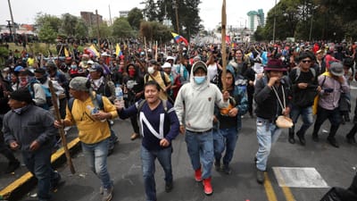 Denunciada "violência e repressão alarmantes" nos protestos no Equador - TVI