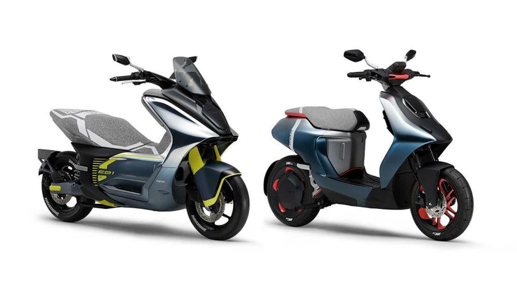 Scooters elétricas da Yamaha