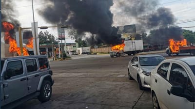 Caos e violência em cidade mexicana depois de a polícia prender (e libertar) o filho de El Chapo - TVI