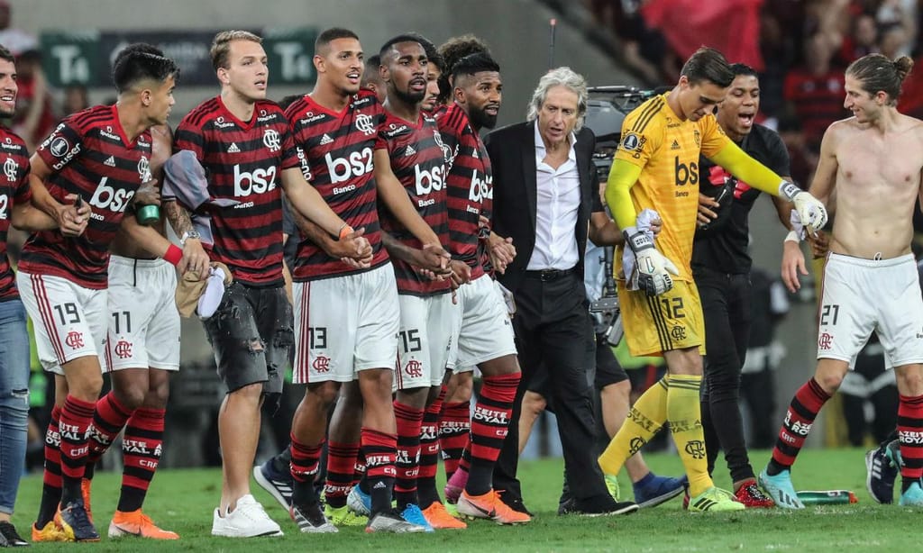 Flamengo na final da Libertadores (EPA)