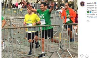 MF Social: Telles orgulhoso do pai que correu na maratona do Porto - TVI