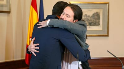 Espanha: Pedro Sánchez e Pablo Iglesias chegam a pré-acordo - TVI