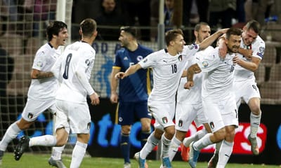 Euro 2020: Itália faz história com a décima vitória consecutiva - TVI