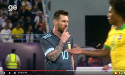 VÍDEO: Messi mandou calar Tite e é acusado de má educação - TVI