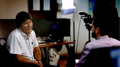 Ex-presidente da Bolívia no exílio denuncia crimes contra a humanidade - TVI