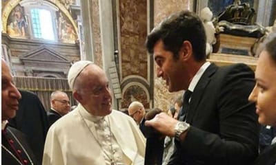 FOTOS: Paulo Fonseca encontrou-se com o Papa - TVI