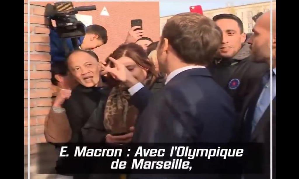 Macron desafiado para jogar FIFA