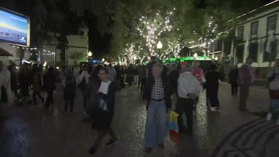Festas de Natal e Ano Novo arrancaram no Funchal com mais de um milhão de luzes - TVI