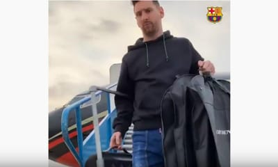 VÍDEO: Messi já chegou a Paris para a gala da Bola de Ouro - TVI