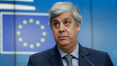 Centeno diz que teoria sobre despedida do Eurogrupo “não faz sentido nenhum” - TVI
