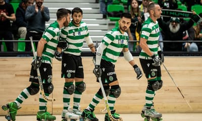 Hóquei em patins: vitória mantém Sporting na liderança - TVI