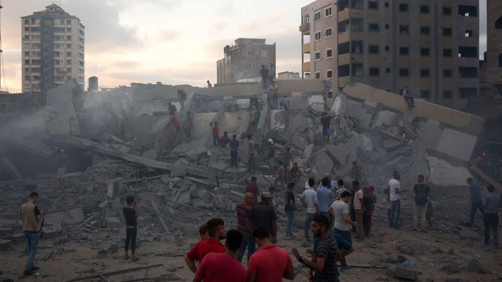 Bombardeamento Gaza