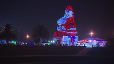 O maior Pai Natal do mundo está em Águeda - TVI