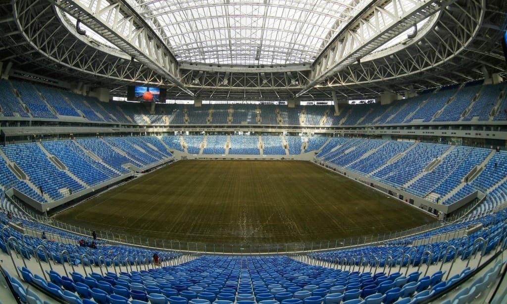 Estádio Krestovsky (AP Photo/Dmitri Lovetsky)
