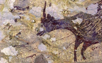 Pintura rupestre de caça mais antiga do mundo descoberta na Indonésia - TVI
