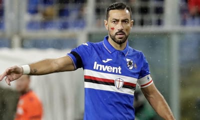 Adrien Silva vê Quagliarella a fazer golo histórico para a Sampdoria - TVI