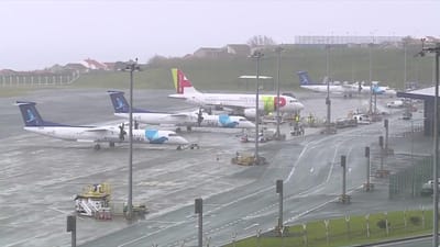 Depressão Elsa: mais de mil passageiros retidos nos Açores - TVI