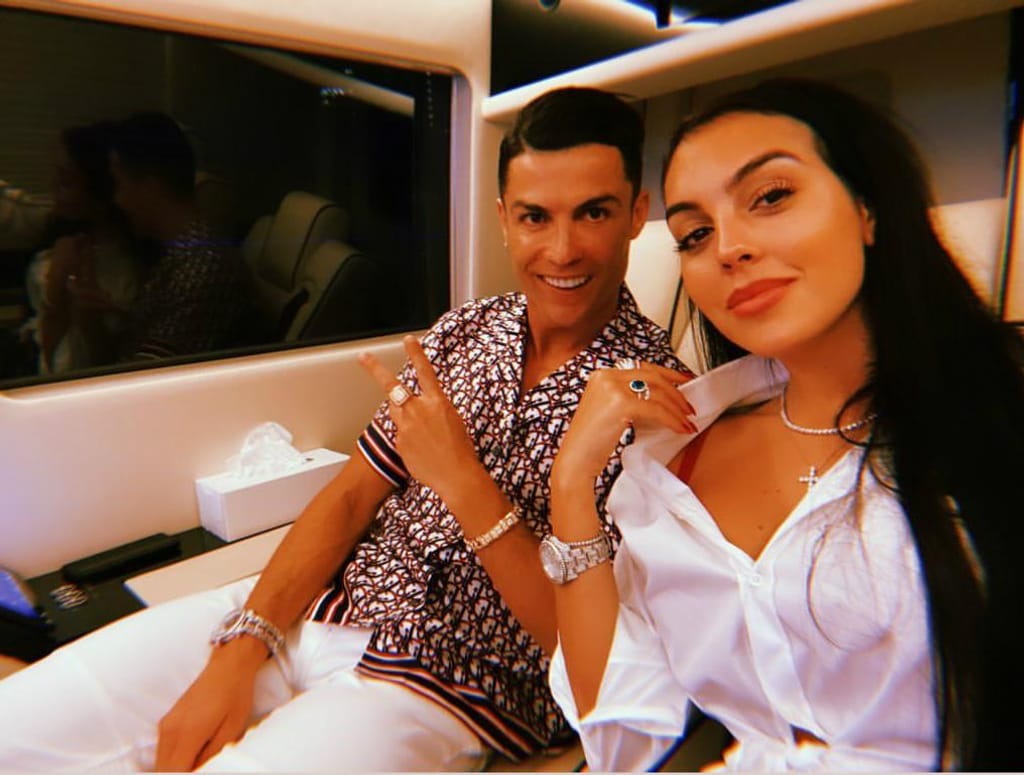 Cristiano Ronaldo e Georgina Rodriguez no Dubai