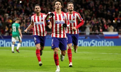 Simeone rejeita castigo a Félix: «Jogar no Atlético é um sonho» - TVI