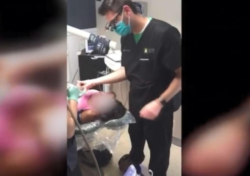 Dentista extraiu dentes em cima de hoverboard