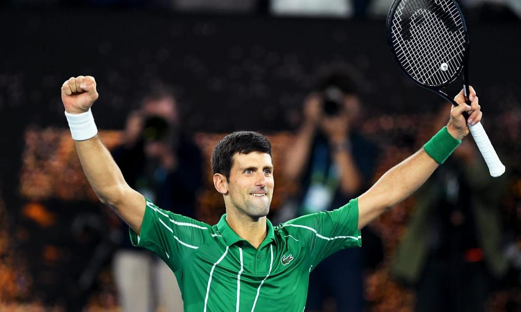 Djokovic bateu Thiem na final do Open da Austrália