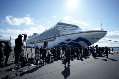 Coronavírus: número de infetados a bordo de cruzeiro no Japão sobe para 218 - TVI