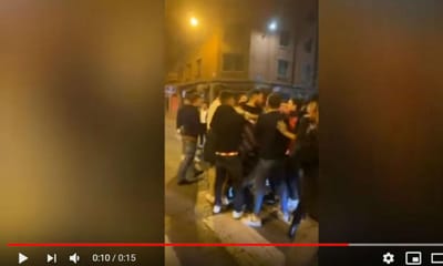 VÍDEO: jogador do Ath. Bilbao quase agride adepto na noite - TVI