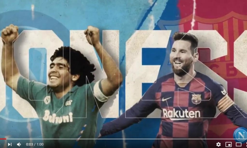 Maradona e Messi