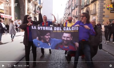VÍDEO: os bastidores da estreia de Messi em Nápoles - TVI