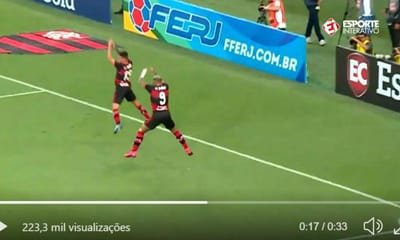 VÍDEO: Michael e Gabigol festejam golo à Cristiano Ronaldo - TVI