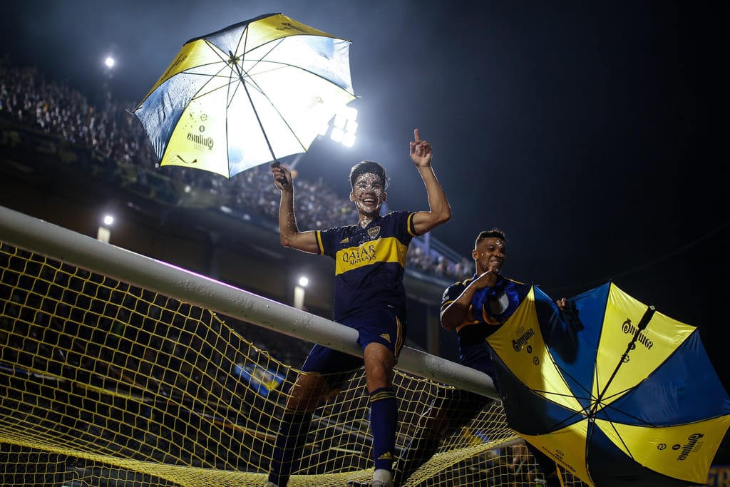Boca Juniors campeão (EPA/JUAN IGNACIO RONCORONI)