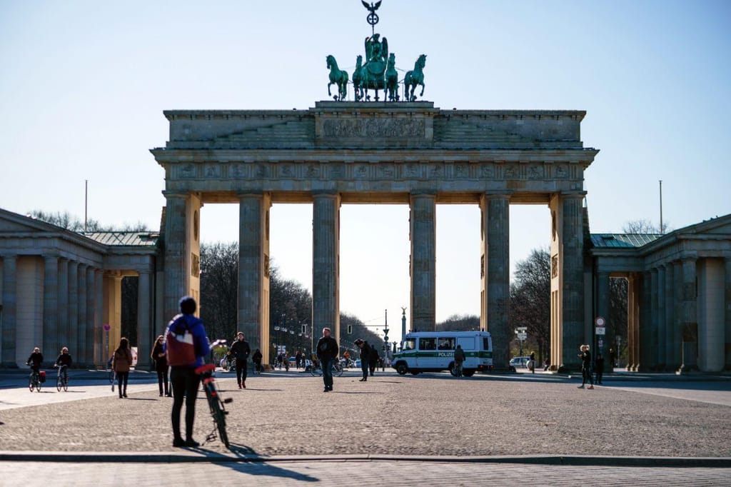 Berlim está deserta devido às medidas para combater o novo Coronavírus