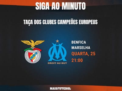 Esta quarta-feira venha reviver o Benfica-Marselha connosco - TVI