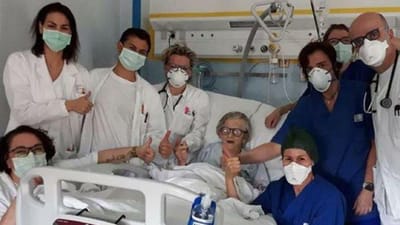 Covid-19: mulher de 95 anos recupera e é o rosto da esperança em Itália - TVI