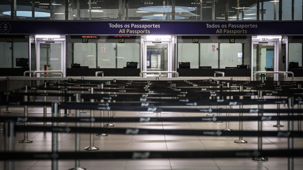 Covid-19: aeroporto Humberto Delgado encerrado