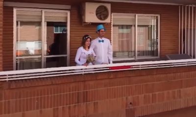 VÍDEO: casal espanhol dá o nó na... varanda - TVI