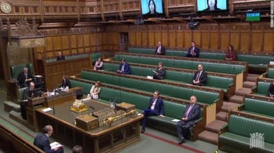 Covid-19: debate do parlamento britânico aconteceu através do Zoom - TVI