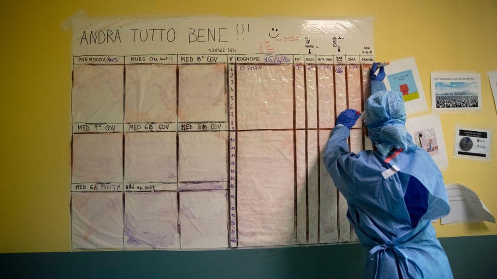 Covid-19: os dias de uma enfermeira em Itália